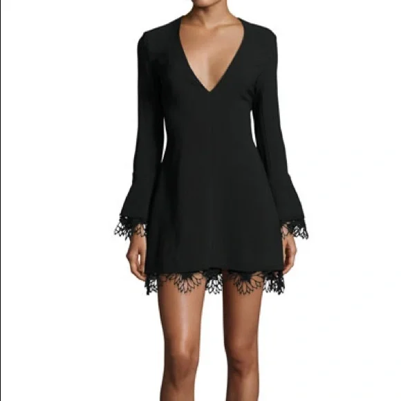 A.L.C. Jamie Lace Hem Dress